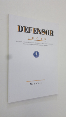 Defensor legis 1/2016 : Suomen asianajajaliiton äänenkann...