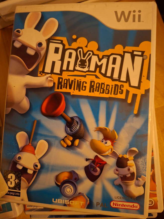 WII Rayman Raving Rabbids CIB