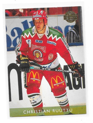 1995-96 ElitSet #207 Christian Ruuttu Frölunda ex Ässät