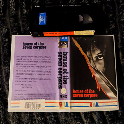 The House of the seven corpses vhs import