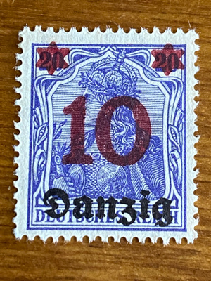 SAKSA DANZIG 1920 MERKKI**