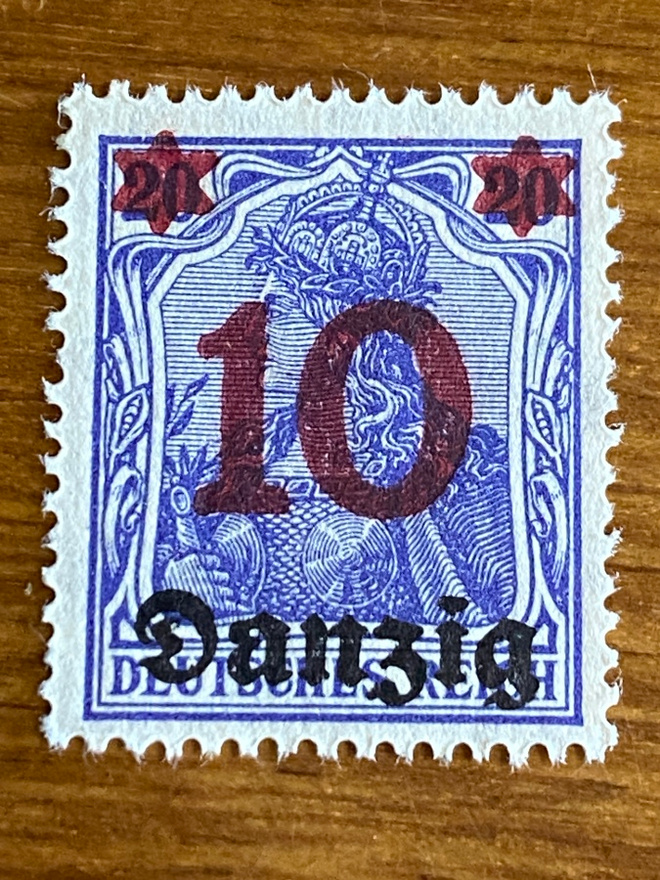 SAKSA DANZIG 1920 MERKKI**