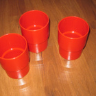 SARVIS 3 kpl punaisia mukeja 0,3 l - Made in Finland - pikkukuva 4