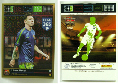 Lionel Messi Limited Edition Kortti