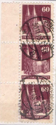 BRD Mi 93 II WB 3-rivilö (kentät 11,21,31)