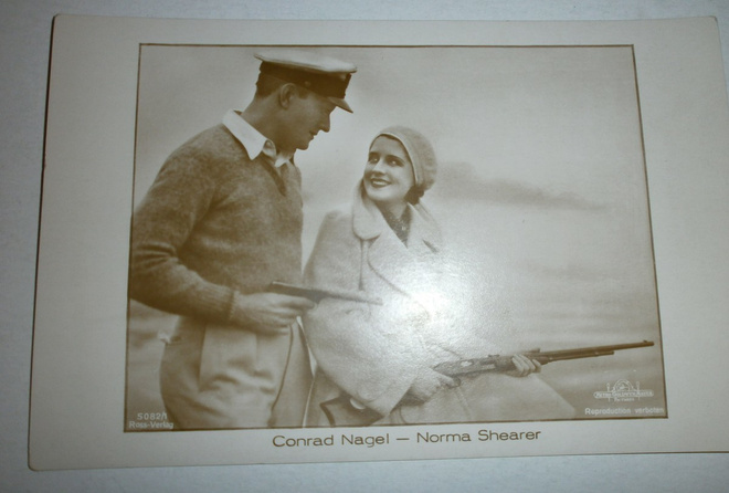 Conrad Nagel & Norma Shearer - filmitähdet