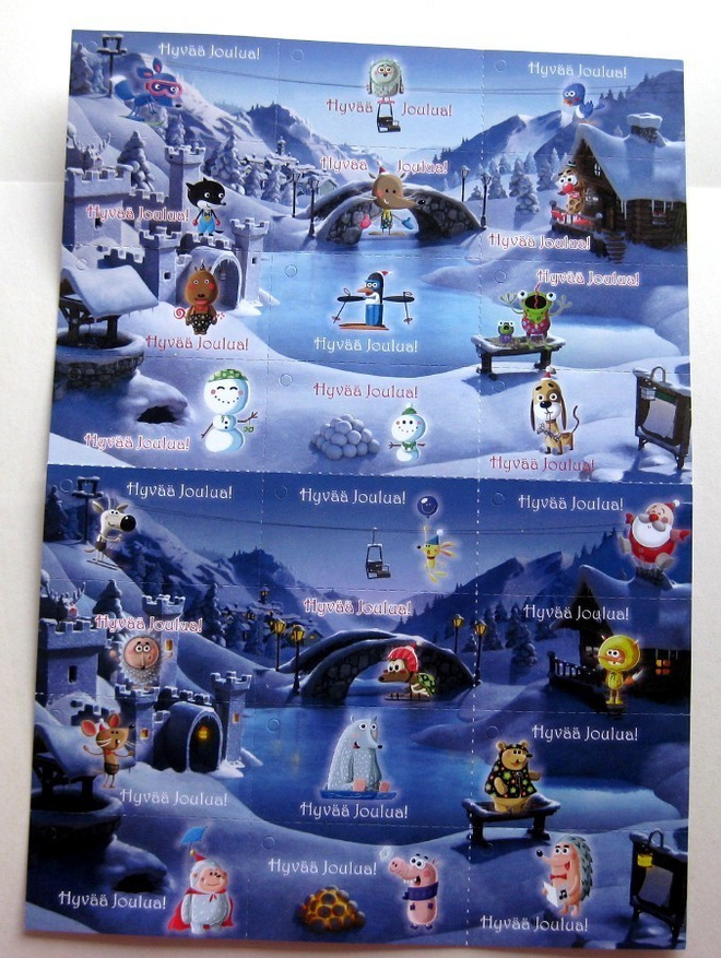 24 joulu pakettikorttia