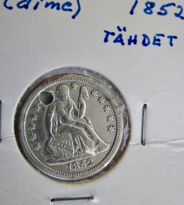 USA 1 dime 10 c 1852 Hopeaa