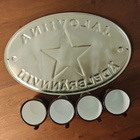 Jaloviina-keräilysetti: Peltikyltti, 4x Muurlan mukia + pipo - pikkukuva 2