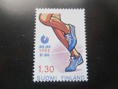 1983 MM 1,30mk valahtanut painanta **