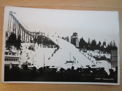VANHA Postikortti Lahti 1950-l Alkup. Mallikappale