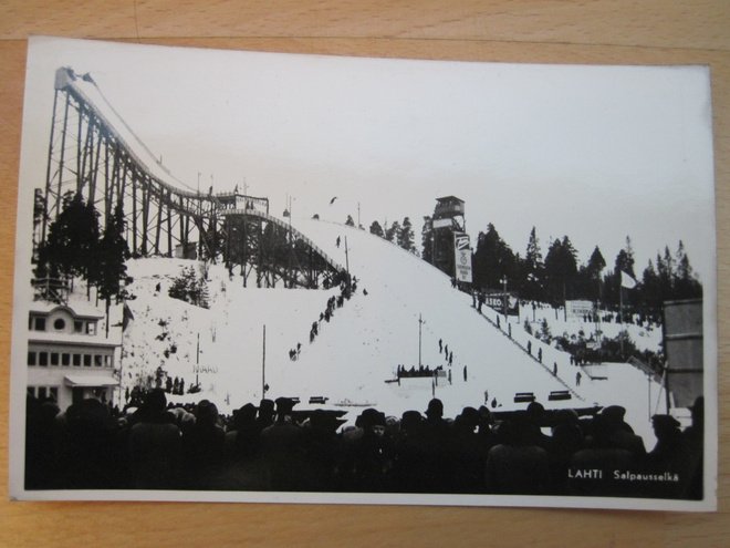 VANHA Postikortti Lahti 1950-l Alkup. Mallikappale