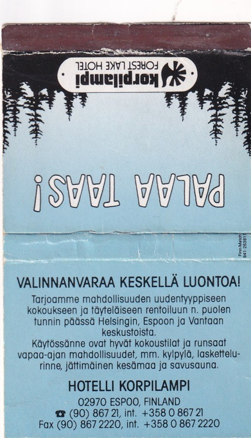 Espoo, Hotelli Korpilampi     b615