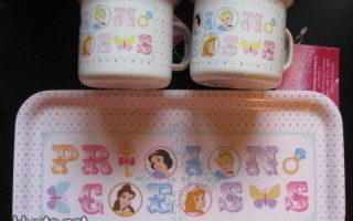 MUURLA DISNEY EMALIMUKI PRINSESSA 2X JA TARJOTIN