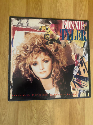Bonnie Tyler Notes From America LP vinyylilevy + juliste 