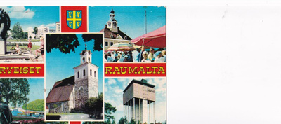 Rauma, vaakuna, sommitelmakortti b686