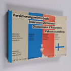Versicherungswörterbuch - Insurance dictionary = Dictionn... - pikkukuva 1