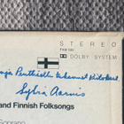 SONGS OF FINLAND / SYLVIA AARNIO (LP) 1974 USA JULKAISU - pikkukuva 2
