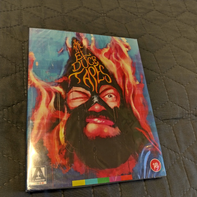 The El Duce Tapes slipcase Blu-ray **muoveissa**