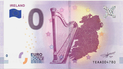 *0-EUROSETELI*2018*TEAA*IRLANNIN ENSIMMÄINEN NOLLAEURO*