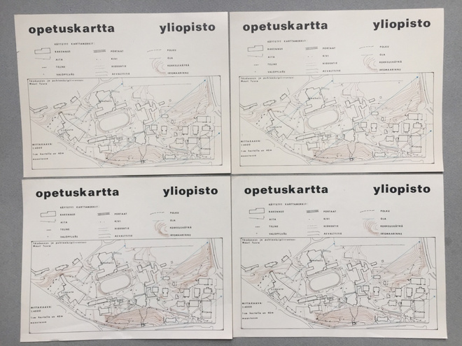 Jyväskylä Yliopistoalue opaskartta