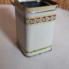 Pieni vanha purkki, vintage metallipurkki, kork. 9,5 cm - pikkukuva 3