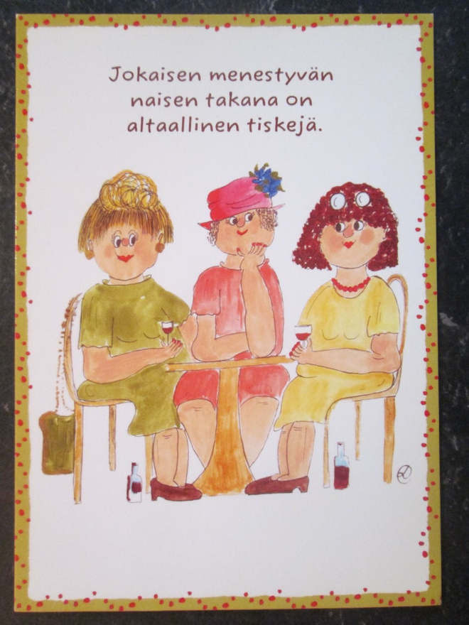 KULKEMATON YSTÄVYKSET LASILLISELLA...PULLOLLISELLA