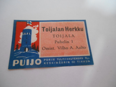 TT Etiketti Puijo Toijalan Herkku Toijala