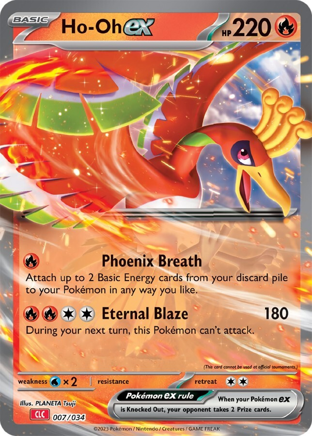 Ho-Oh ex 007/034 -  Pokémon Trading Card Game Classic