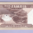 Zambia 5 Kwacha v.1986-87 UNC P-25 - pikkukuva 2