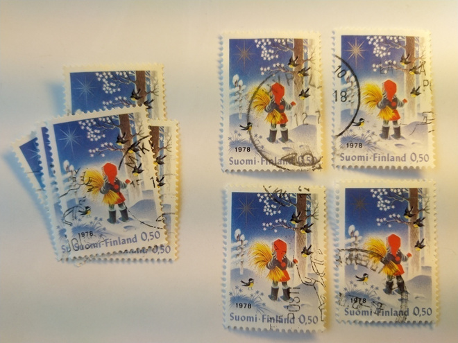 Joulupostimerkki 1979 0,50 markka postimerkki