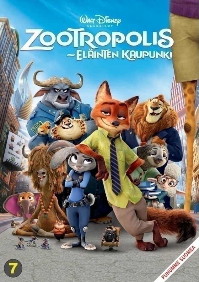 Zootropolis - Eläinten Kaupunki (Disneyn 54. Klassikko DVD)
