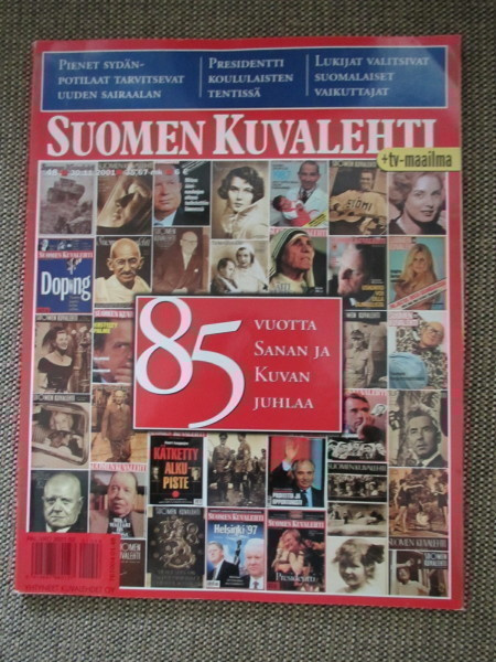SUOMEN KUVALEHTI 85 VUOTTA SANAN JA KUVAN JUHLAA
