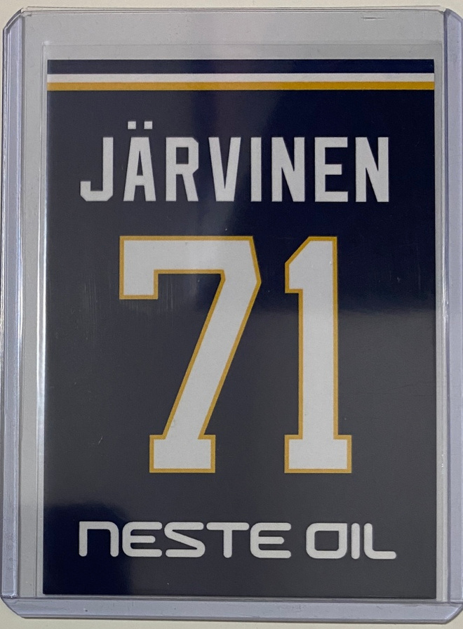 13-14 Espoo Blues Team Issue Neste Oil Matti Järvinen #71