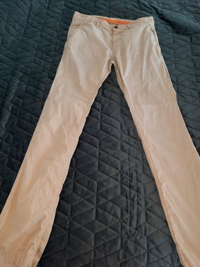 Hugo Boss  , slim fit beiget housut 31/32