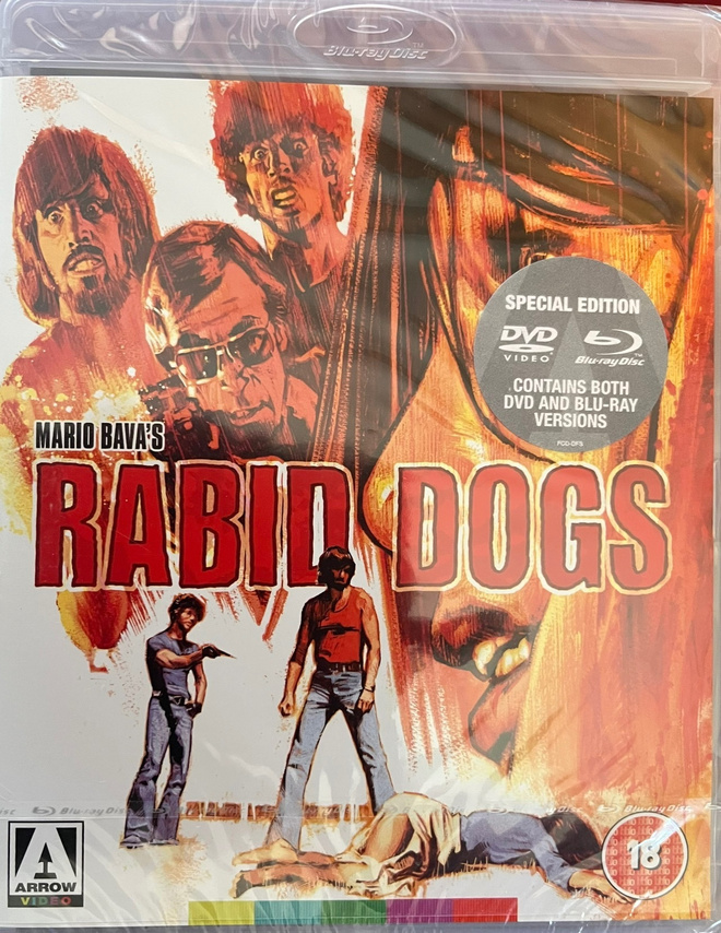 Rabid Dogs (Mario Bava) UUSI UK Blu-Ray/DVD