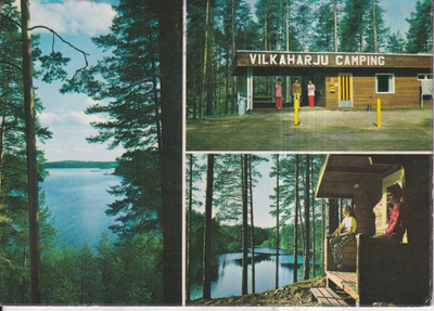 Sulkava. Vilkaharju Camping. sommitelmakortti . p90