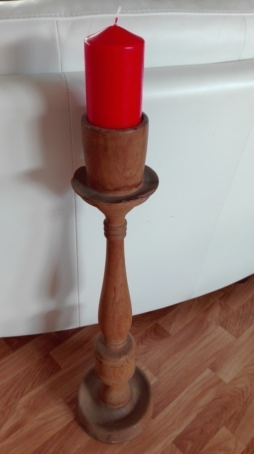 VANHA KAUNIS SORVATTU KYNTTILÄNJALKA