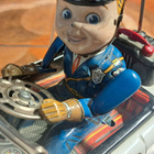 Vintage keräily peltinen poliisiauto - pikkukuva 1