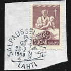 1946 Tuberkuloosi merkki 8 + 2 mk leimattu LaPe 316 - pikkukuva 3