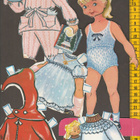 Paperinukke tyttö 1950-luku - pikkukuva 1
