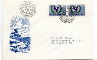Kotka:  Kehitysvammaisten päivät (erikoisleima 26.1.1969)