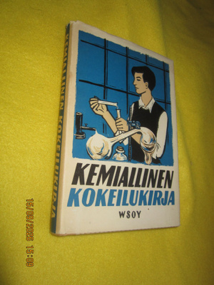 Kemiallinen kokeilukirja (2.p 1951) ERITTÄIN HIENOKUNTOINEN