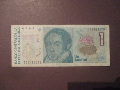 ARGENTINA 1  AUSTRAL (K15-S91)