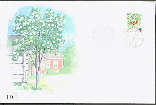 1991 pihlajamarja tarravihosta FDC