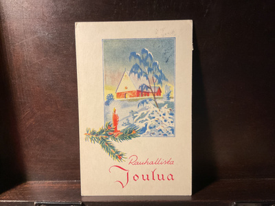 Postikortti 1950-luvulta, Sarja Joulukirkko