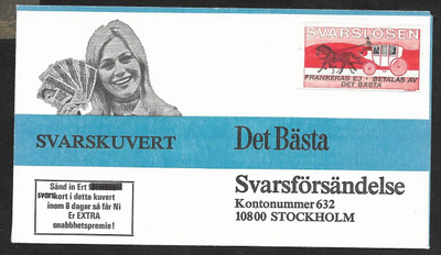 Ruotsi - Svarslösen merkki kuorella