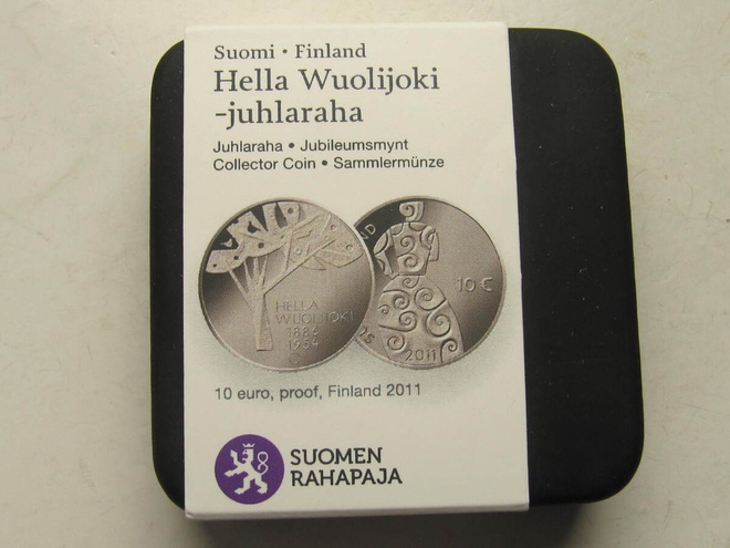 10€ Hella Wuolijoki 2011 - Proof juhlaraha -