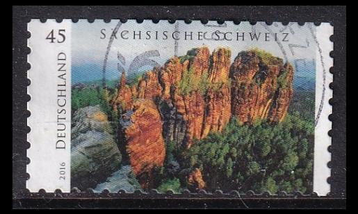 Saksa 3251 o Schrammsteine kivimuodostelma (2016)