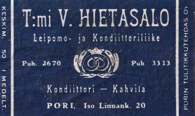 Pori, T:mi V. Hietasalo    b514